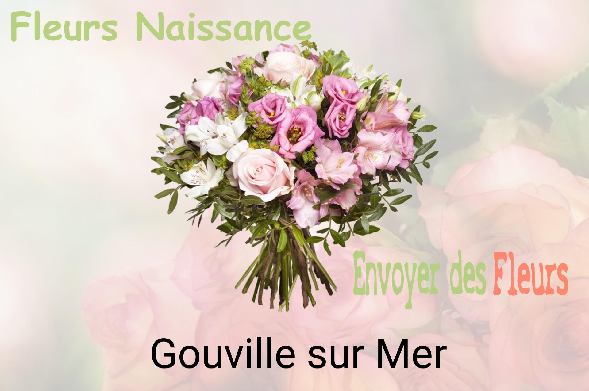 Bouquet de fleurs de naissance livré à Gouville-sur-Mer